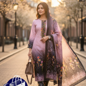 থ্রী পিস প্রিমিয়াম কটন লোন