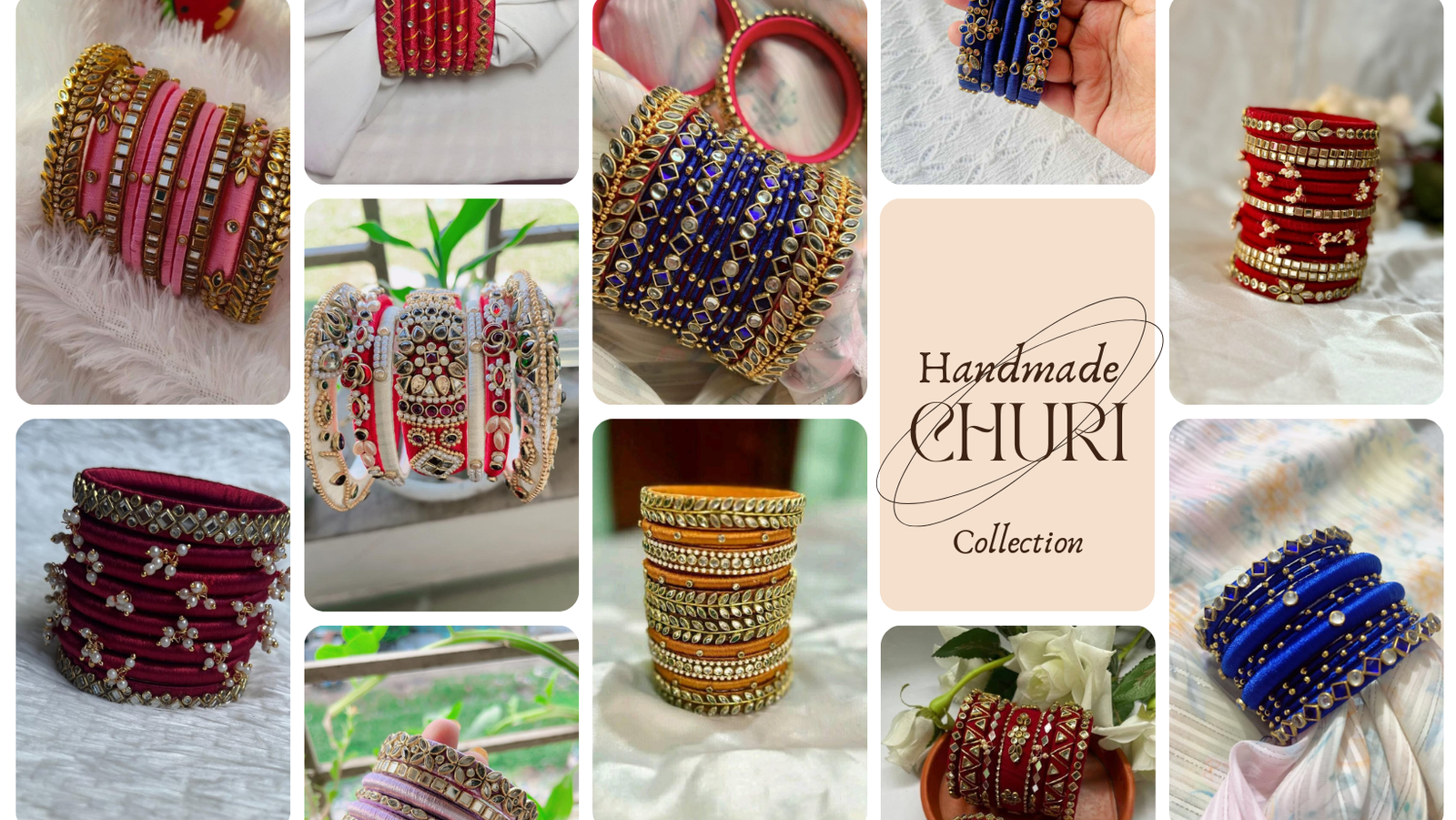 হাতে তৈরী রেশমি চুড়ি handmade churi