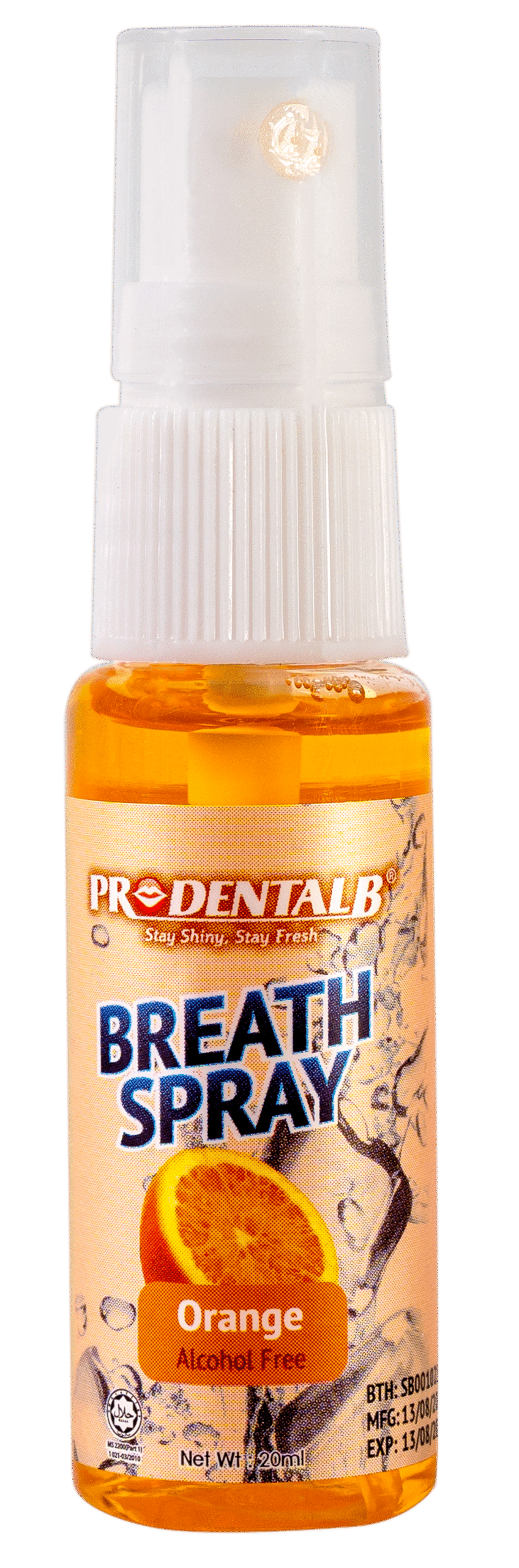 prodental b breath spray orange 20ml prodental b breath spray orange 20ml